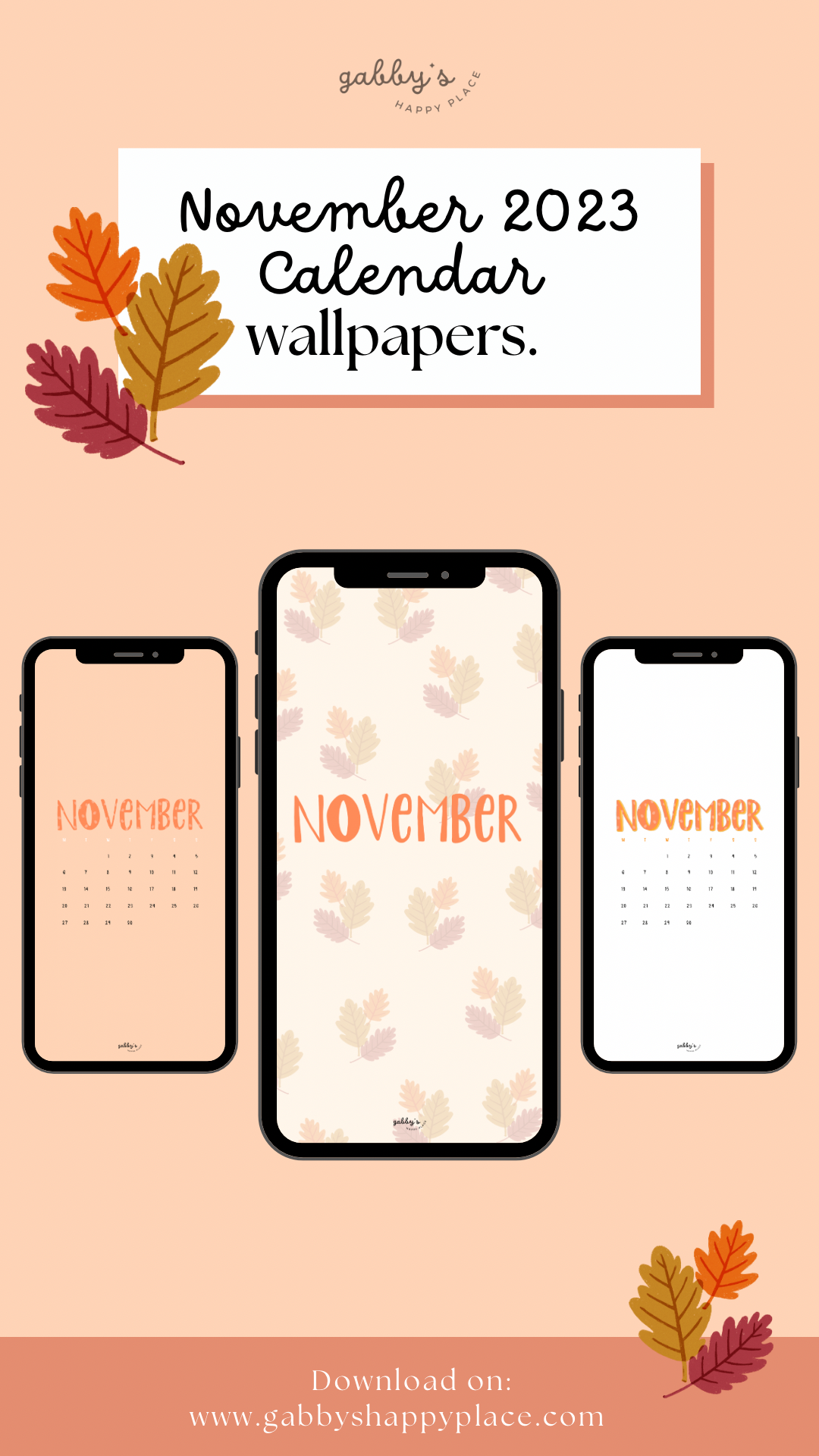 November 2023 Calendar Wallpapers
