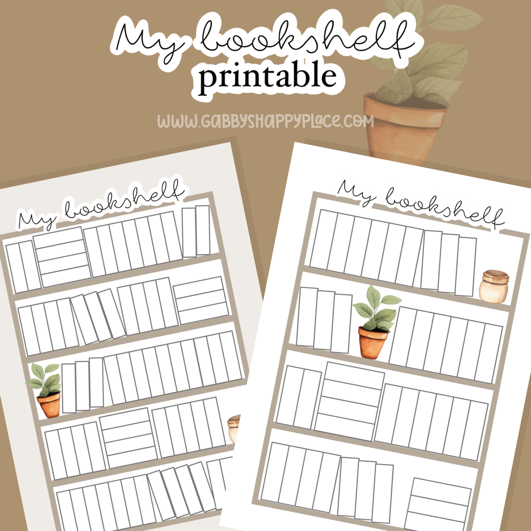 My Bookshelf Printable