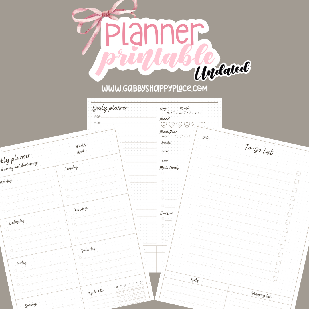Planner Printable