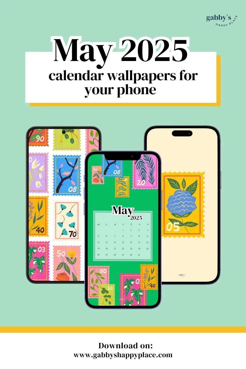 May 2025 Calendar Wallpapers