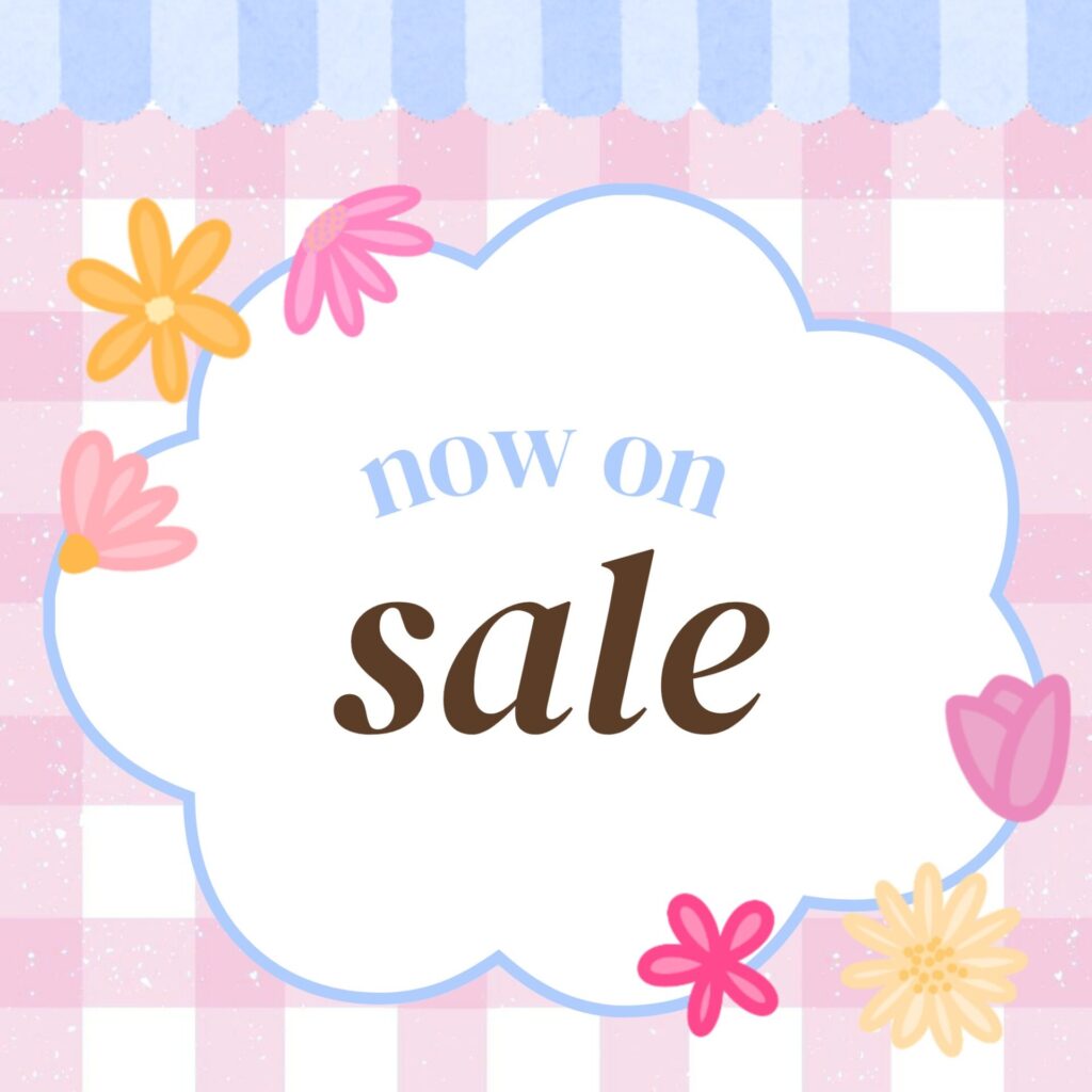Now on sale